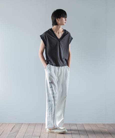 ARTE POVERA｜【 26SU58 】 12OZデニム 2タックワイドダメージ加工