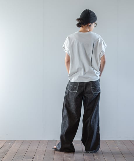 ARTE POVERA｜【 2025summer64 】ギルダン RE-シャドウハンドペイントフレンチT