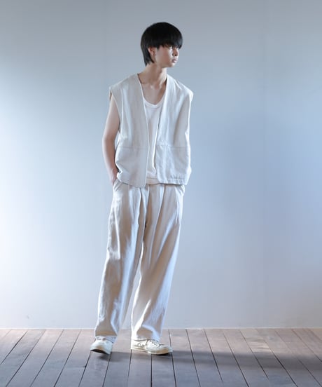ARTE POVERA｜【 23SP47 】フランスUSEDシーツ RE-ベスト