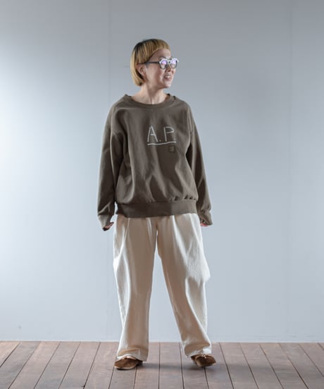 ★ARTE POVERA｜【 2025winter58 】 A.P 10YEARSダメージ加工 スウェット
