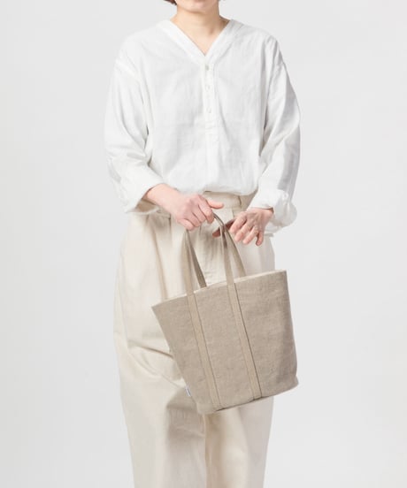 ★ARTEA｜【 artea-sheet015 】リネンシーツ｜ラウンドトートBAG  MOM