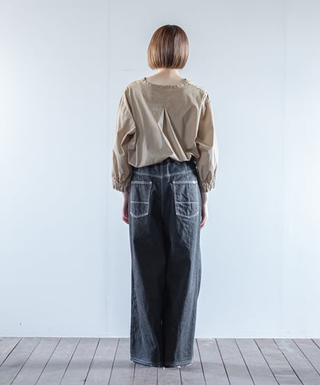 ATPOVA｜【 2025winter16 】 12OZデニム 2タックワイドカットオフパンツ