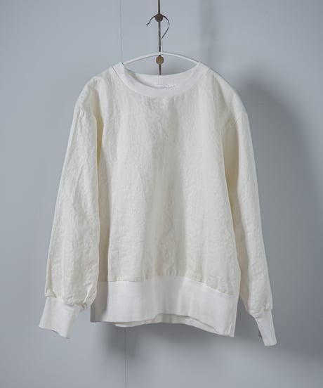 ATPOVA｜【 26WI15 】 L/Cキャバス クルーSWT(製品染)