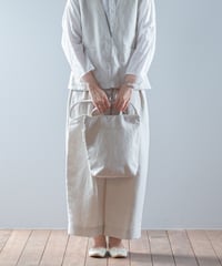 ATPOVA｜【 2026spring09 】 セレモニー リネンポリエステル混 サコッシュ(刺繡有)