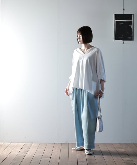ATPOVA｜【 2025spring66 】10OZデニム ダメージ加工2タックイージーPT