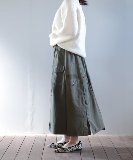 ARTE POVERA｜【 artea-reclothing203 】ミリタリーシャツ RE-スカート