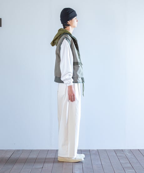 ARTE POVERA｜【 2025spring74 】オランダシェラフ染 RE-フードベスト