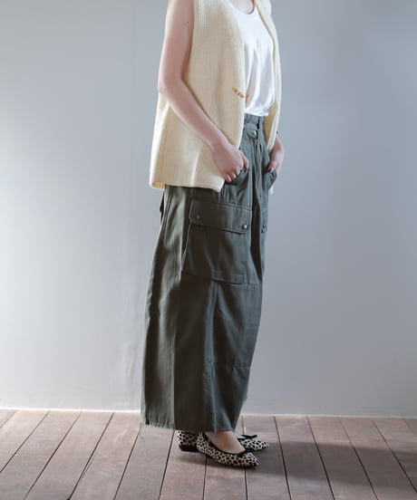 ARTE POVERA｜【 artea-reclothing215 】フランスカーゴPT RE-スカート