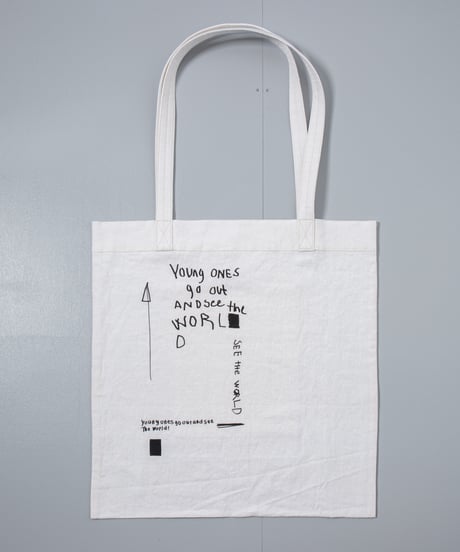 ATPOVA｜【 26SU26 】 NATSUME X ANTONE コラボ 「若者よ！旅に出よ！！」 コットンリネントートBAG④