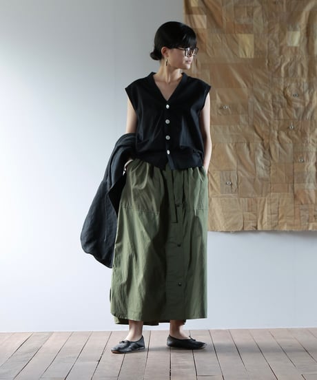 ARTE POVERA 再構築　ミリタリースカート　ロング ARTE POVERA アルテポーヴェラ USM1945 リメイク ロング