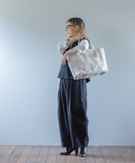 ARTE POVERA｜【 ARTEA - 26SP34 】 フランスUSEDシーツ 「ARTE」 BAG (L)