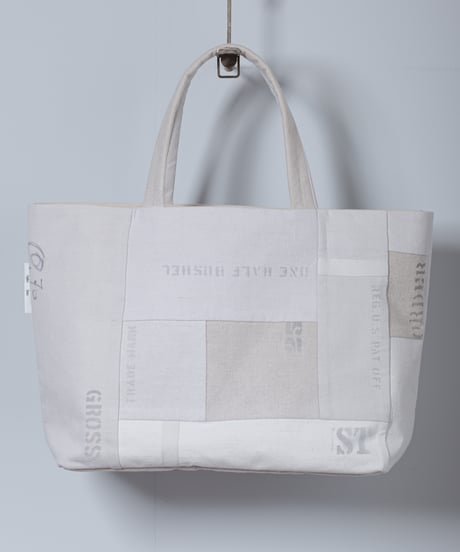 ARTE POVERA｜【 2025spring39 】USEDフランスシーツ BAG(L)