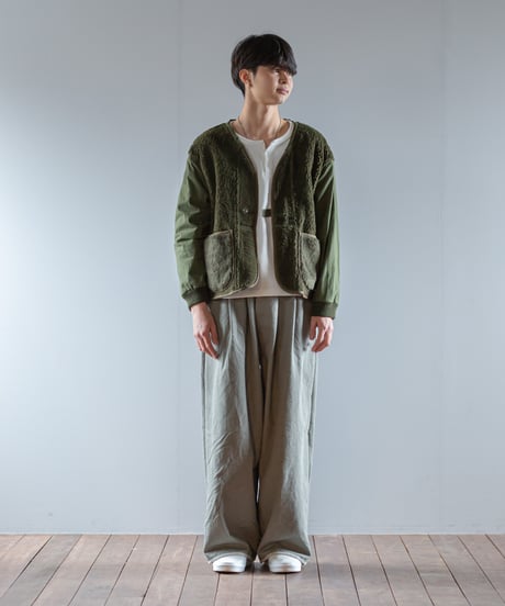 ★ARTE POVERA｜【 2025winter65 】 オランダボアライナー RE-ノーカラーJKT