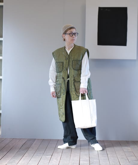 ARTE POVERA｜【 artea-reclothing217 】USキルトジャケット RE-ハーフロングベスト