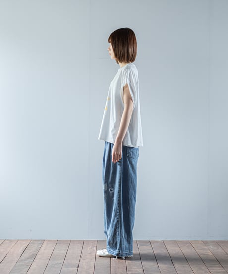 ATPOVA｜【 26SU60 】 12OZデニム 2タックワイドダメージ加工