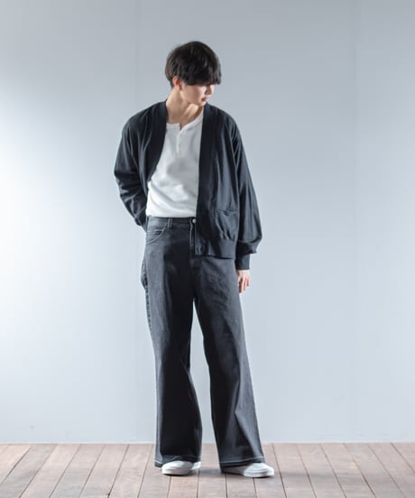 ATPOVA｜【 2025winter33 】 L/C リブカーディガン（製品染）