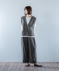 ATPOVA｜【 26WI16 】 L/Cキャバス Vベスト(製品染)