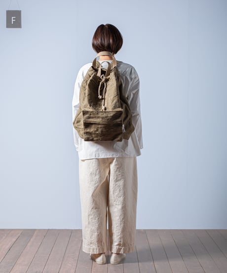 ARTE POVERA｜【 23WI45 】チェコ軍麻袋 RE-巾着リュック
