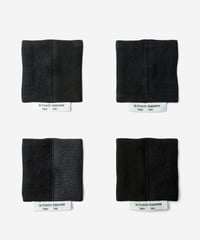★ARTEA｜【 artea-patch001-bk 】リネン MIX パッチワーク  コースター４枚セット