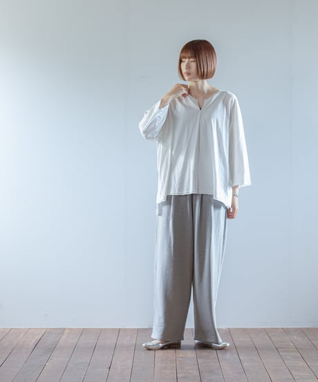 ARTE POVERA｜【 ARTEA - 26SP62 】 ギルダン RE-バックギャザー8分袖T