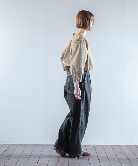 ATPOVA｜【 2025winter16 】 12OZデニム 2タックワイドカットオフパンツ
