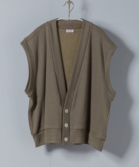 ATPOVA｜【 2025winter04 】 Linen cotton 裏毛 ベスト