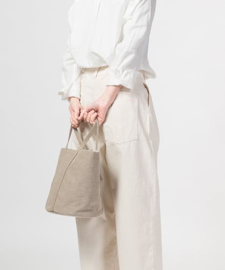 ★ARTEA｜【 artea-sheet015 】リネンシーツ｜ラウンドトートBAG  MOM