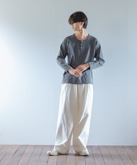 ATPOVA｜【 2026spring14 】 杢裏毛 ヘンリー