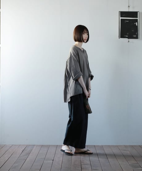 ARTE POVERA｜【 ARTEA - 26SP62 】 ギルダン RE-バックギャザー8分袖T