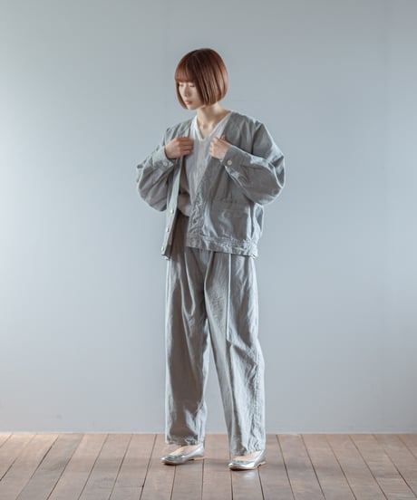 ATPOVA｜【 2026spring66 】 9OZデニム ノーカラーワークJKT