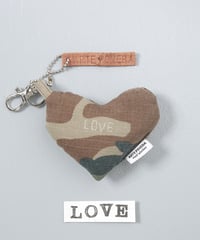 ARTEPOVERA｜【 ARTEPOVERA-25WI74025 】 US.カモジャケット RE-キーホルダー(LOVE)
