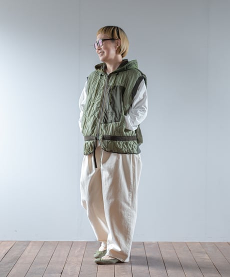 ARTE POVERA｜【 2025winter69 】 チェコキルトパンツ RE-アーミーMIXフードベスト