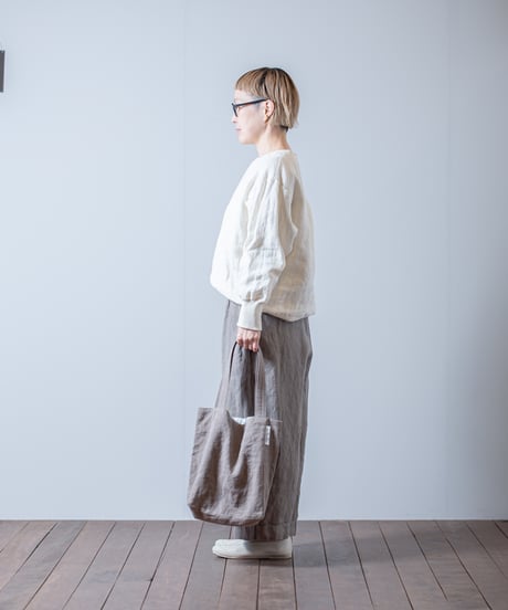 ★ATPOVA｜【 24WI11 】リネンキャンバス トートBAG(S)