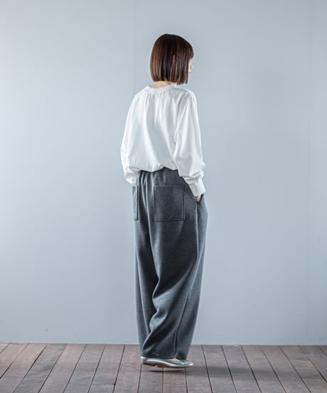 ATPOVA｜【 26WI09 】 ウール混ダンボールニット 2タックワイドPT