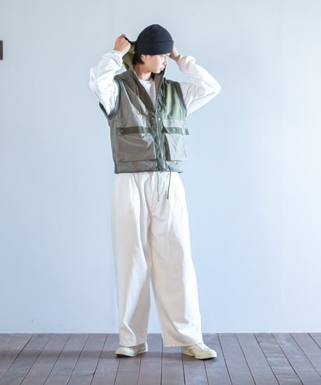 ARTE POVERA｜【 2025spring74 】オランダシェラフ染 RE-フードベスト