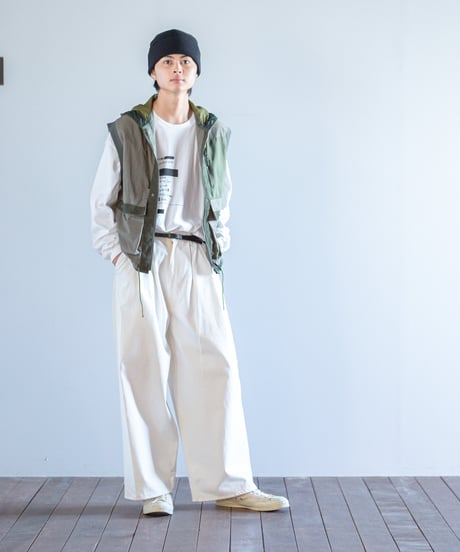 ARTE POVERA｜【 2025spring74 】オランダシェラフ染 RE-フードベスト