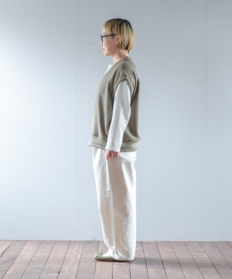 ATPOVA｜【 2025winter04 】 Linen cotton 裏毛 ベスト