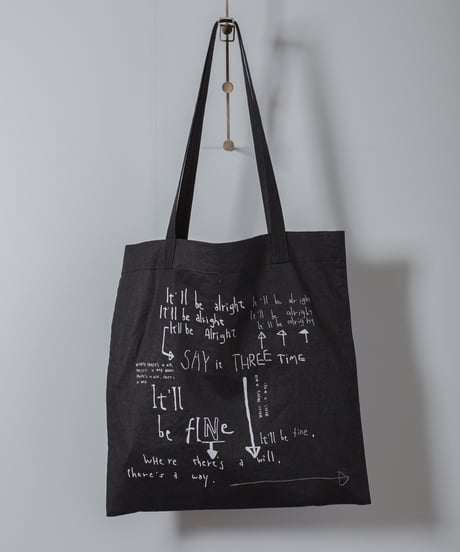 ATPOVA｜【 2026spring20 】 NATSUME X KOTETSU コラボ 「どうにかなるさ」 コットンリネントートBAG②