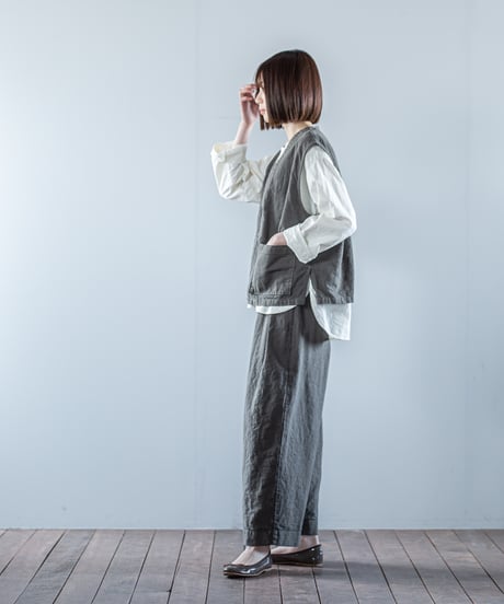 ATPOVA｜【 26WI16 】 L/Cキャバス Vベスト(製品染)