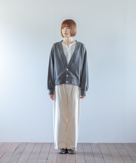 ATPOVA｜【 2026spring16 】 杢裏毛 カーディガン