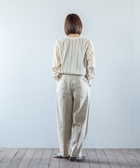 ATPOVA｜【 26WI26 】 C/N裏起毛 2タックPT