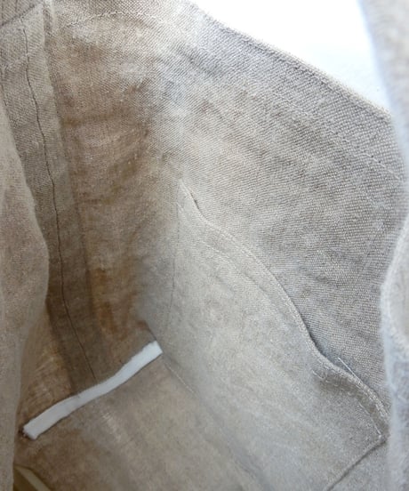 ★ARTEA｜【 artea-sheet009 】リネンシーツ｜ハンドBAG（Ｌ）