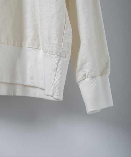 ATPOVA｜【 26WI15 】 L/Cキャバス クルーSWT(製品染)