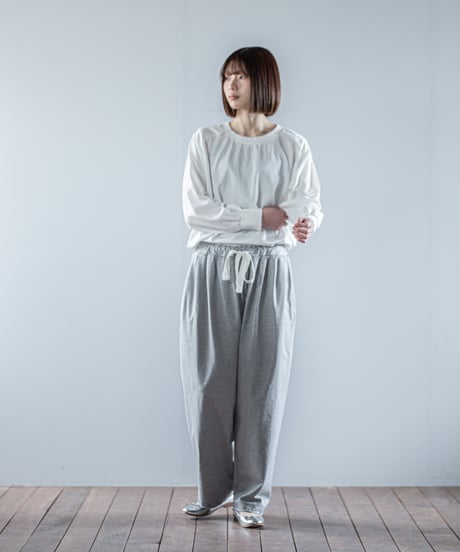 ATPOVA｜【 26WI03 】 度詰め杢天竺 タックタックPT