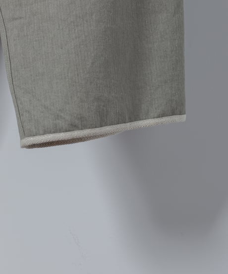 ARTE POVERA｜【 2025winter17 】 イタリアヘリンボーンベッドシーツ RE-2タックワイドパンツ
