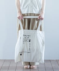 ATPOVA｜【 26SU26 】 NATSUME X ANTONE コラボ 「若者よ！旅に出よ！！」 コットンリネントートBAG④
