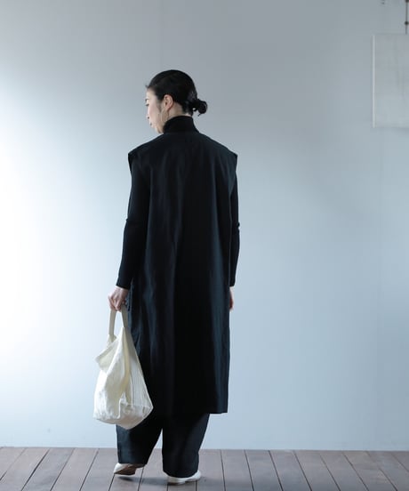 ATPOVA｜【 2025spring60 】コットンリネン製品染 ロングジレ
