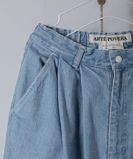 ATPOVA｜【 2026spring73 】 12OZデニム 2タックワイドカットオフパンツ