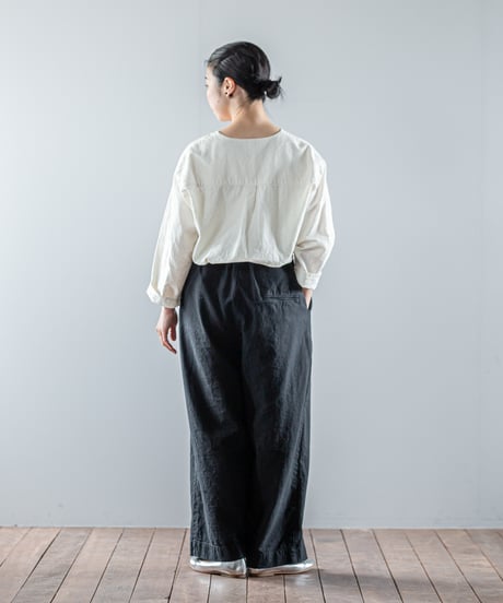 ATPOVA｜【 26WI14 】 L/Cキャバス NEWヘンリーSH(製品染)