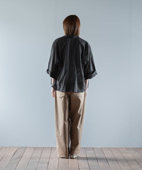 ATPOVA｜【 26SU44 】 リネンコットン シャツJKT(製品染)